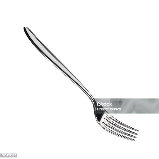 Fork Stock Photo - Download Image Now - Fork, Cut Out, White Background