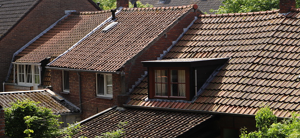 Roof landscape of Marburg (Hessen), Germany