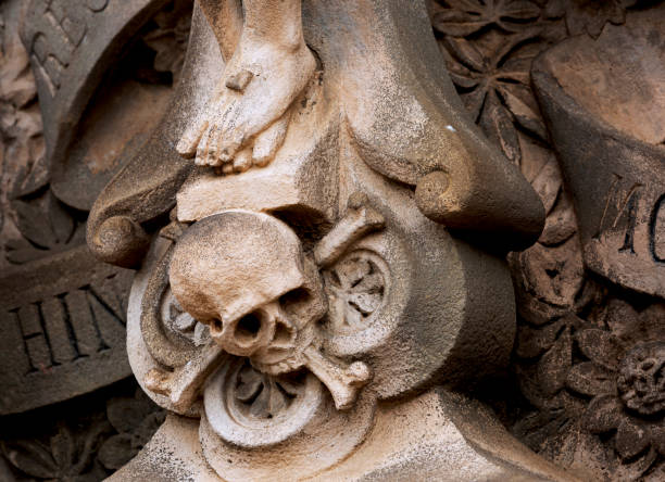 istock skull with two bones at the feet of christ 1509288740