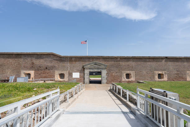 섬터 요새 국립기념물 - fort sumter 뉴스 사진 이미지