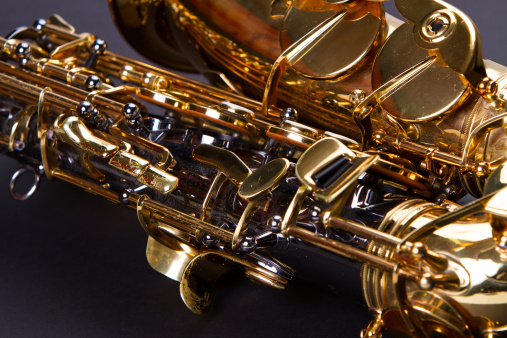Close up of a Alto saxophone