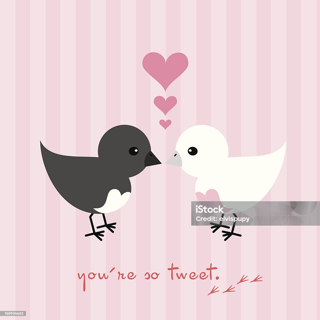 You're so Tweet (Love Birds - Векторная графика Белый роялти-фри