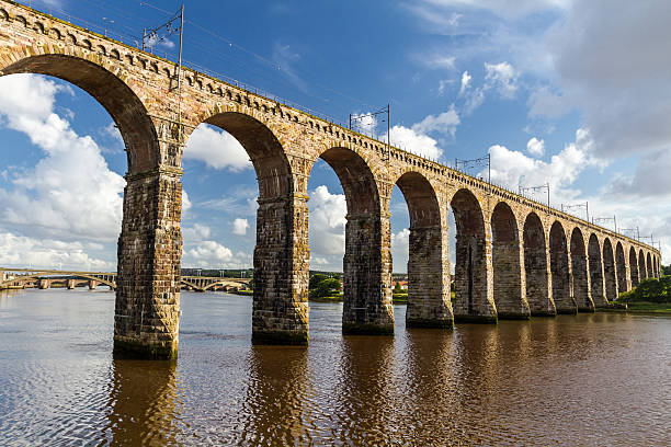 istock Stone railway bridge in Berwick-upon-Tweed 150935356