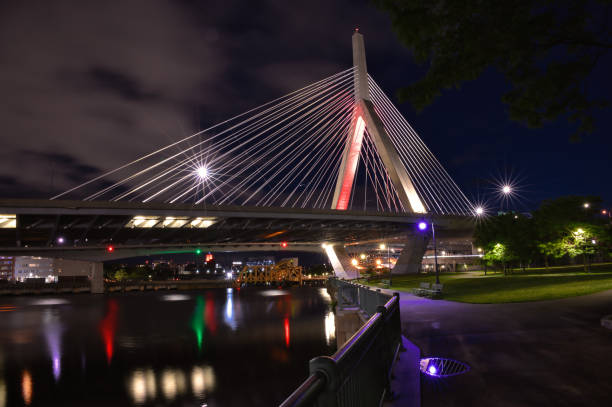istock night view of landmark bridge in Boston 1509375112