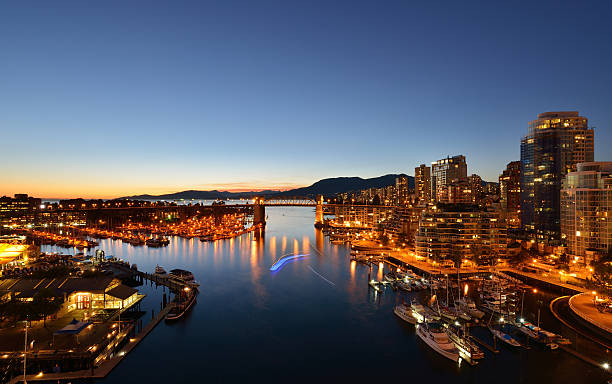istock Vancouver's historic Burrard Bridge at night 150938609