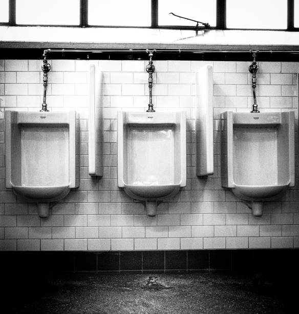istock Gentlemen's Urinals In Black & White 1509413266