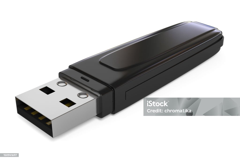 Chiavetta USB - Foto stock royalty-free di Cavo USB