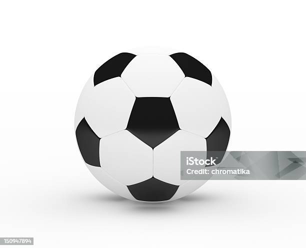 Pallone Da Calcio - Fotografie stock e altre immagini di Calcio - Sport - Calcio - Sport, Clipping path, Composizione orizzontale