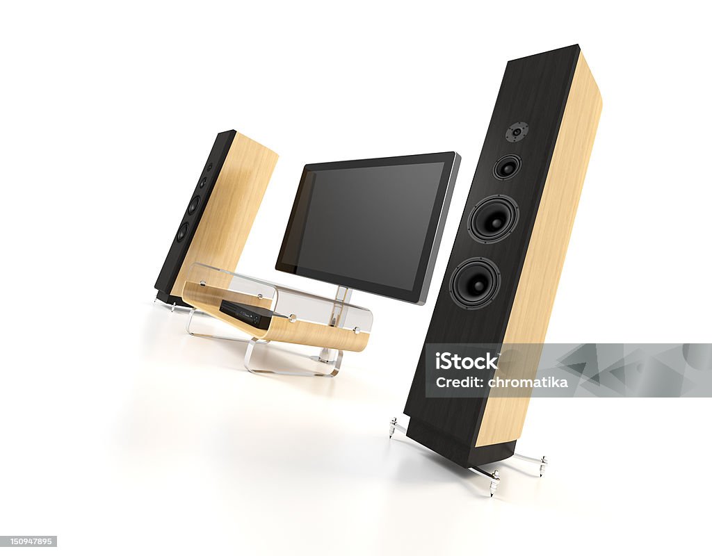 Home theater - Foto stock royalty-free di Ambientazione interna