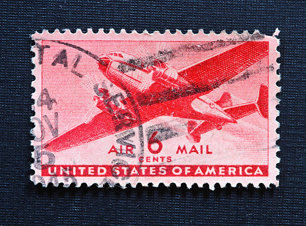 istock Transport Plane Airmail stamp 1941 150948948