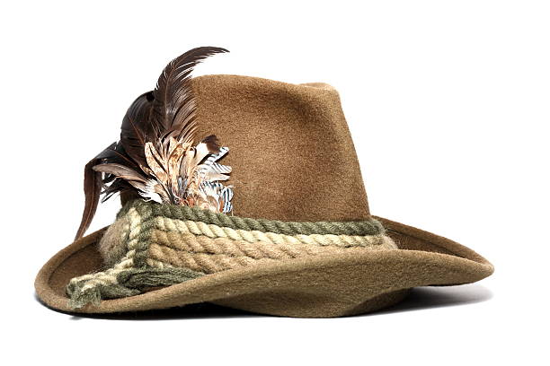 chapeau de chasse vintage - pheasant hunting feather game shooting photos et images de collection