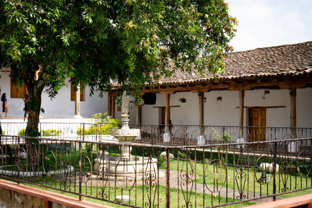 Santo Tomas Convent Courtyard in Chichicastenango, Guatemala