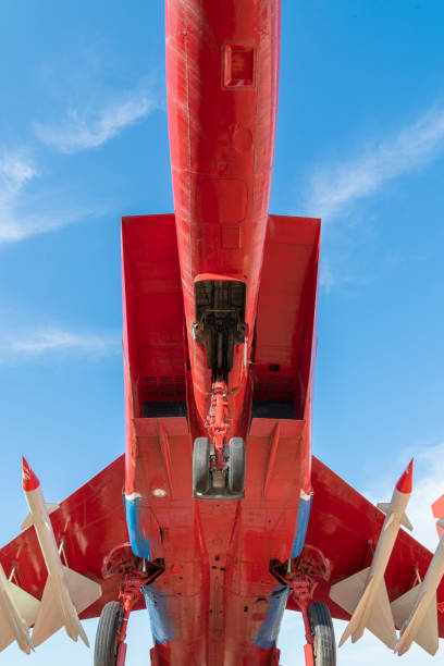 istock combat aircraft fighter bomber on a blue sky background 1509550126