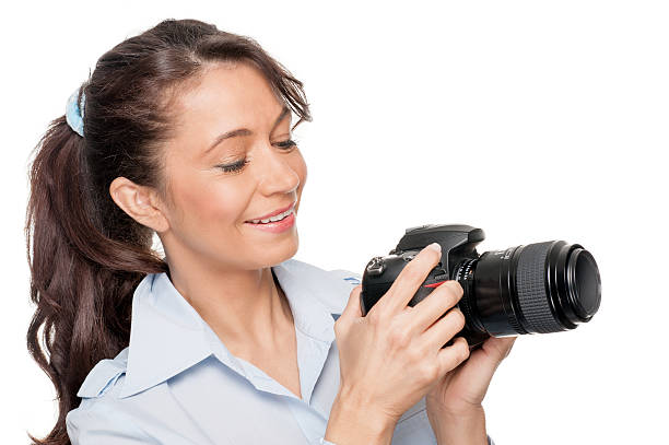 istock Woman with dslr 150960537