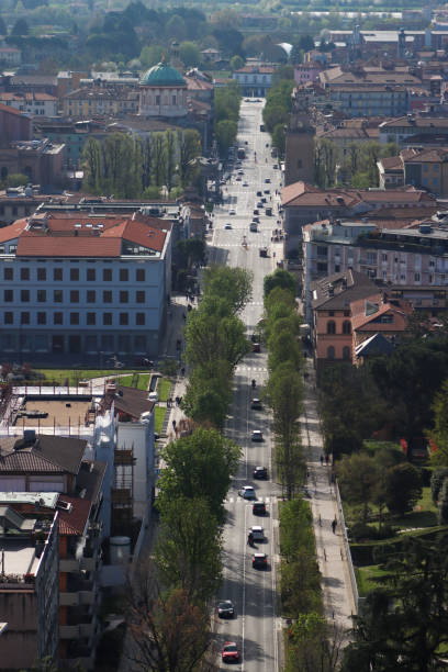 istock Main street in Bergamo from top 1509630895