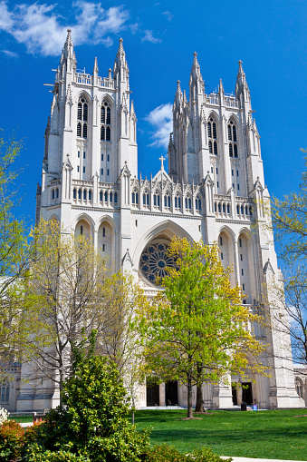Washington DC, USA – March 29, 2012.  Washington National Cathedral.