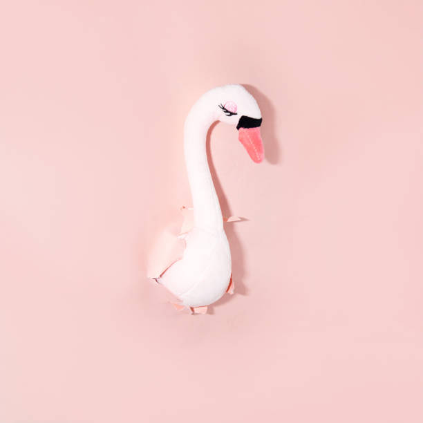 istock Pastel pink plush bird 1509665133