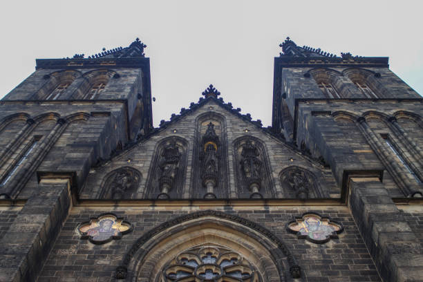 istock Front of Vysehrad Church 1509677447