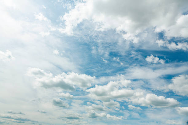 istock Blue sky with white clouds beautiful nature background 1509702033