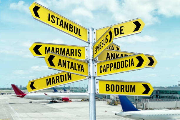 istock Turkish touristic cities signs 1509705481