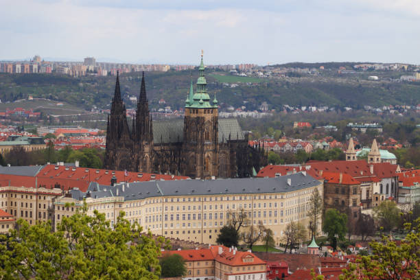 istock Prague city view from top 1509744134