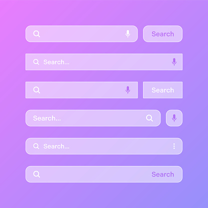 Clickable Search Design Various Transparent Search Bar Templates Internet Browser Engine With ...