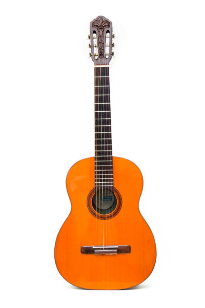 istock Old brazilian guitar for bossa nova music style 1509793783