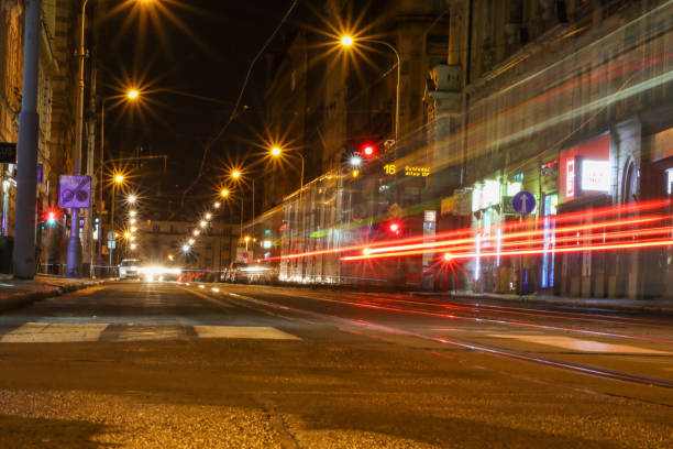 istock Long exposure in Prague with tram lights 1509808036