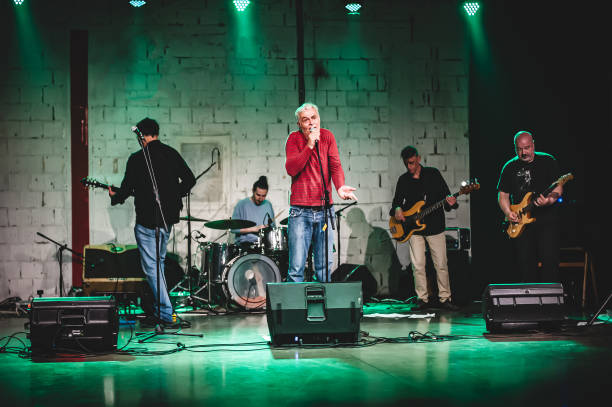 istock Punk rock music band group live performance on stage 1509888693