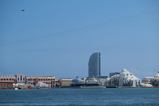 Landscape photos of port of Barcelona, Province of Barcelona, Catalonia, Spain