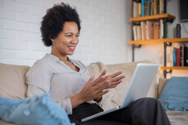 istock Fashionable woman working at home 1509987575