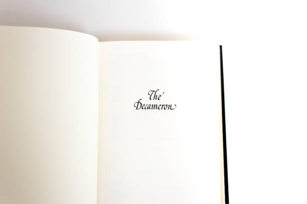 istock Book Open to Title Page: The Decameron 1509999144