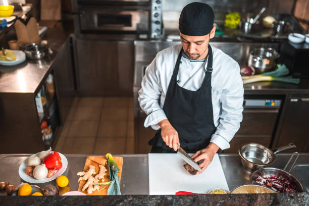 istock High Angle Shot of Asian Chef 1510005112