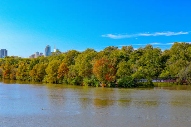 istock Fall colors along the Colorado River in Austin Texas 1510064346