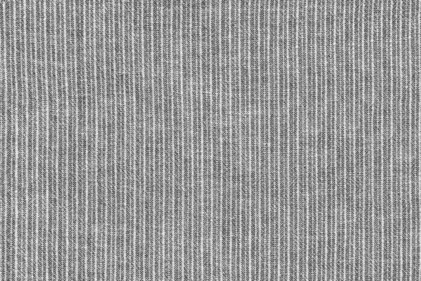 istock Natural gray linen texture with striped pattern as background, wallpaper 1510084801