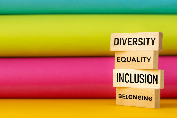 istock Diversity Symbol DEI, Equity Inclusion, Company Team Building Acceptance of Differences in People, Gender, Age, Nationality, Language, Race, Ethnicity, Religion, Socio-Economic Status 1510090725