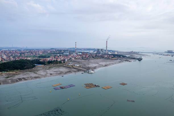 istock Aerial view of a small natural harbor 1510158800