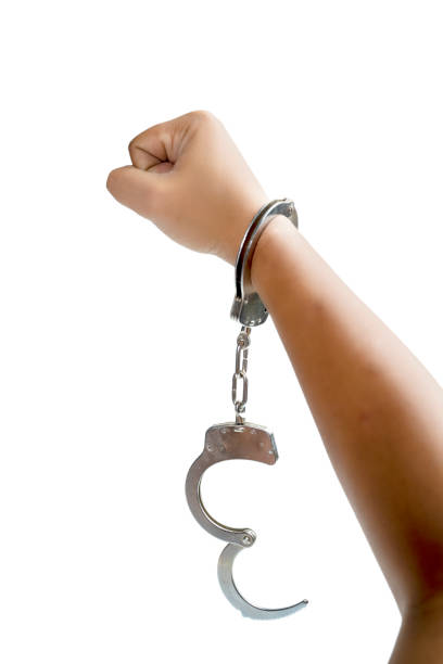 istock Arrested man with a handcuff on his hand 1510170454