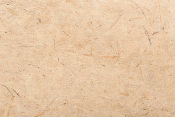 istock Brown mulberry paper texture background 1510240769