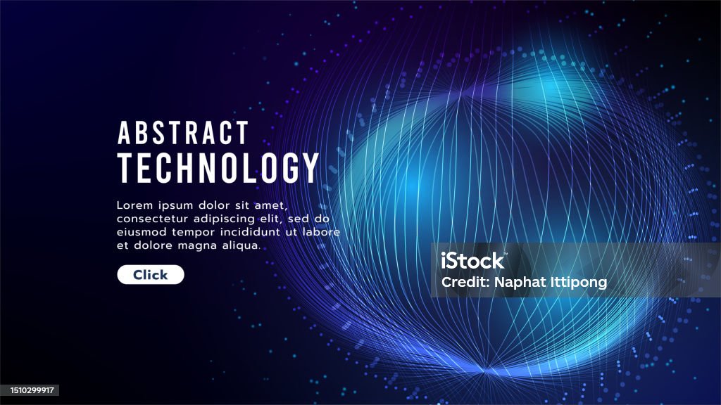 Hitech Digital Technology Futuristic Circuit Digital Stock Illustration ...