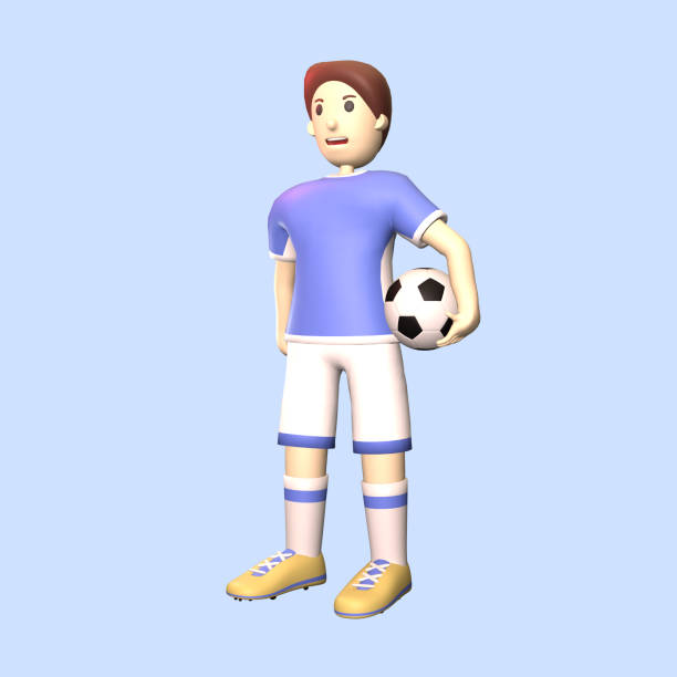 istock 3D man soccer player rendered illustration isolated on the blue background 1510380122