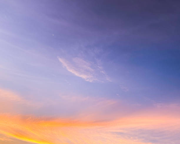 istock Sunset sky for background or sunrise sky and cloud at morning. 1510395530