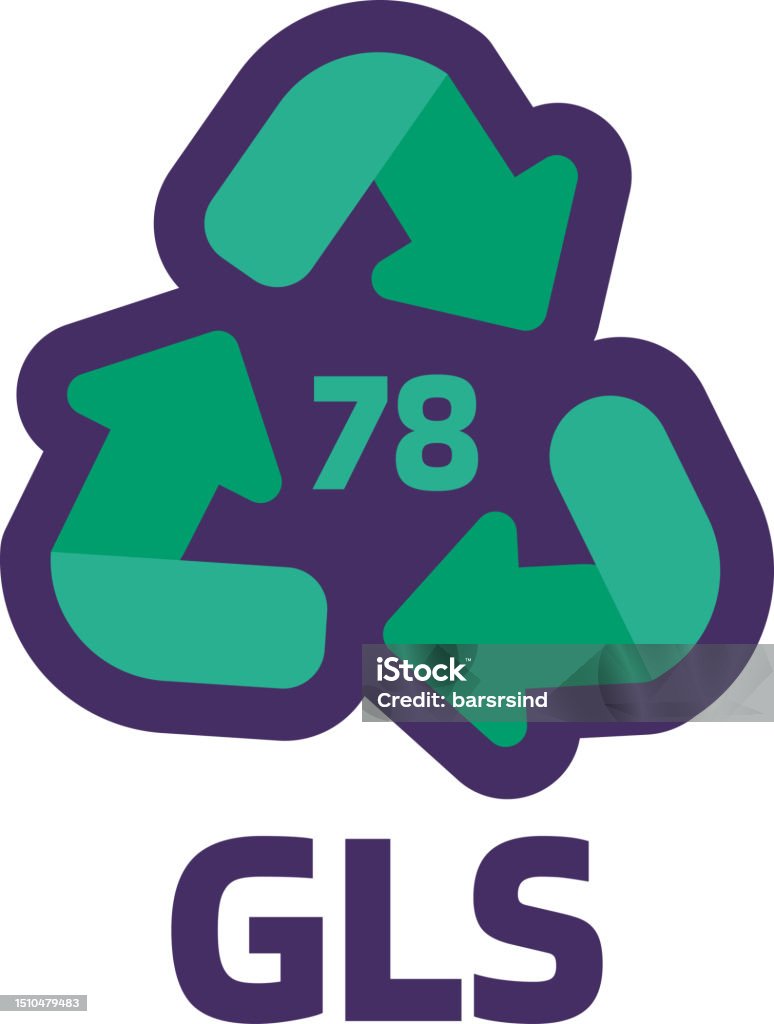 Code 78 Caution Marking Recycling Gls Industrial Code 78 Stock Illustration ...