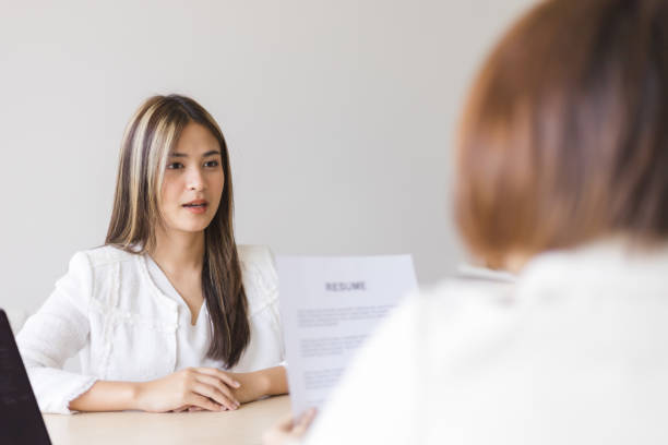 istock A young woman in interviewing for a job. 1510494859