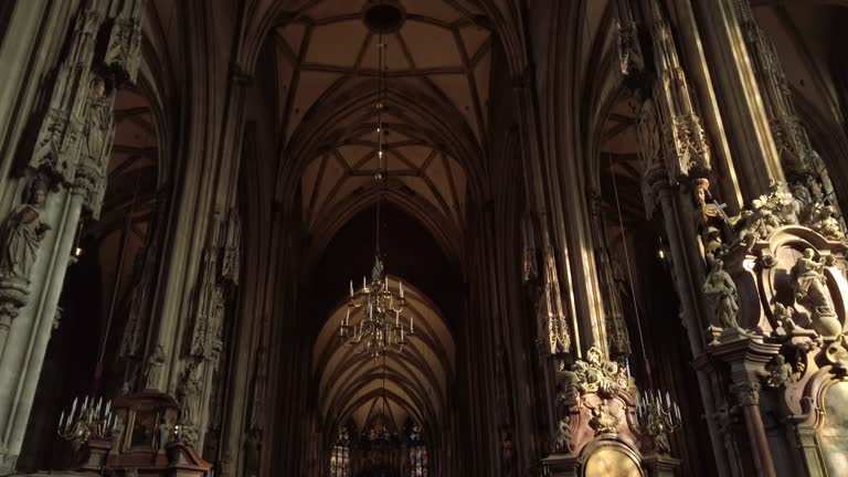 The Votivkirche (Votive Church) in Vienna, Austria