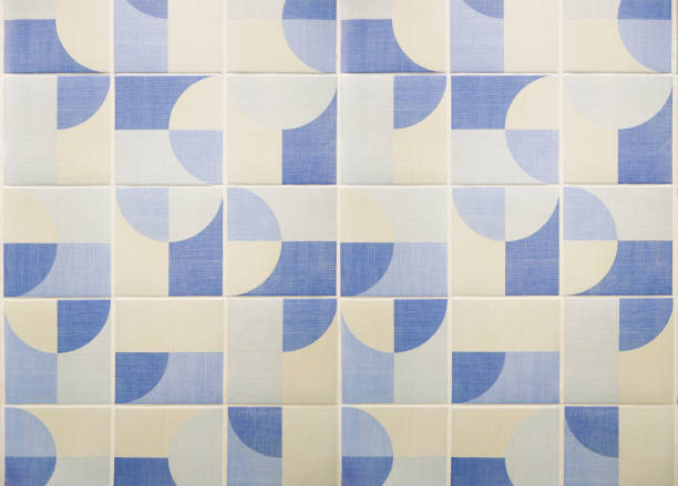 istock Geometic ceramic tiles wall decoration texture background 1510582403