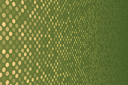 Modern and trendy background. Abstract geometric design with a mosaic of dots and beautiful color gradient. This illustration can be used for your design, with space for your text (colors used: Orange, Beige, Yellow, Green). Vector Illustration (EPS file, well layered and grouped), wide format (3:2). Easy to edit, manipulate, resize or colorize. Vector and Jpeg file of different sizes.