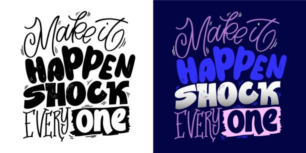 istock Cute hand drawn doodle lettering . T-shirt design, mug print, tee design, lettering art. 1510625615