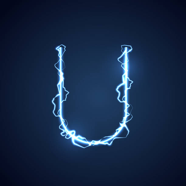 Alphabet Eclair 70+ Lightning Bolt Font Stock Illustrations, graphiques vectoriels ...