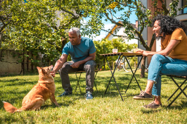 istock Joyful Hispanic Couple With A Dog 1510658943
